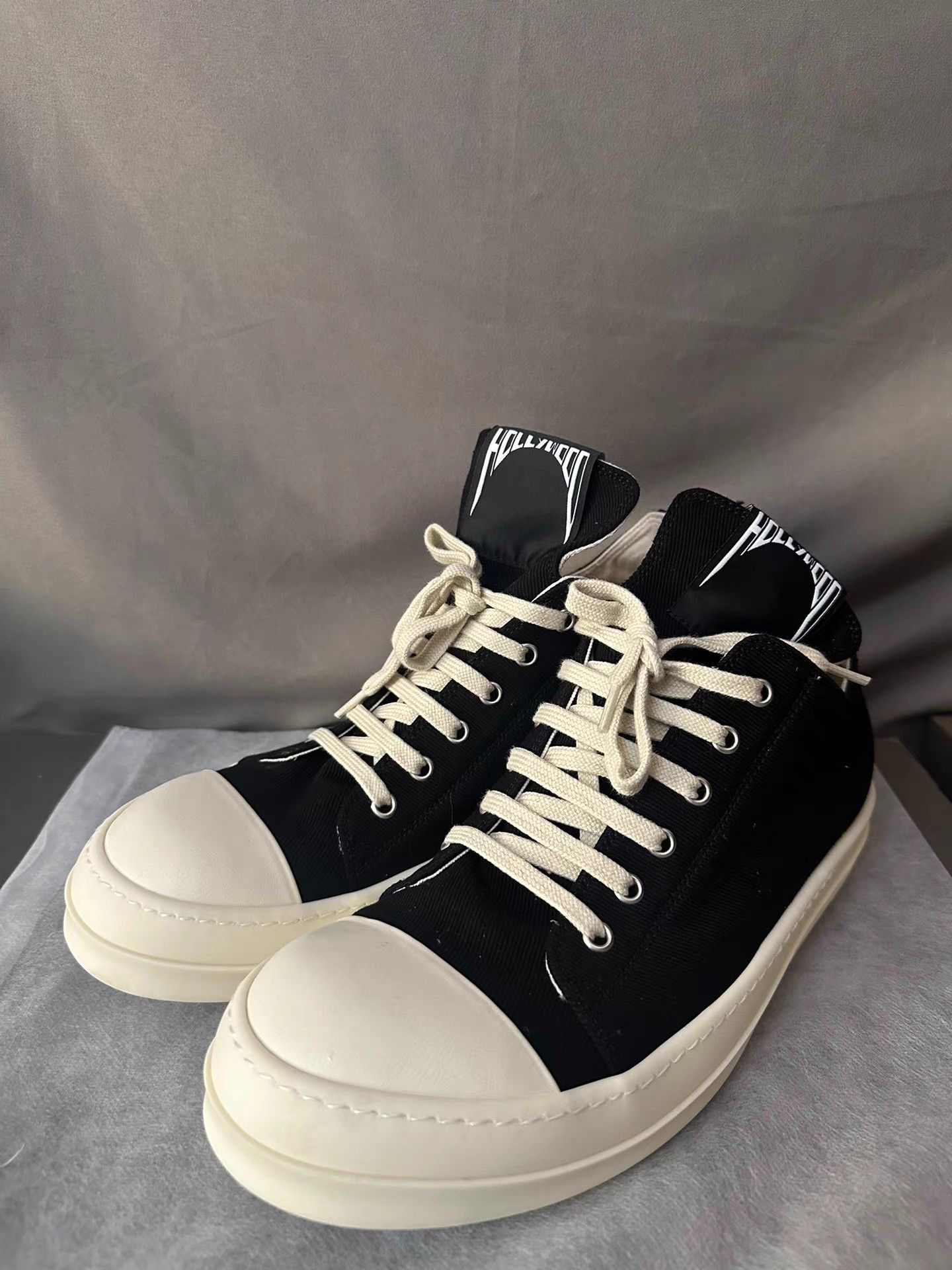 Rick Owens Rick Owens DRKSHDW 25SS Hollywood Low Top Jumbo Sneakers Size US 9 / EU 42 - 1 Thumbnail