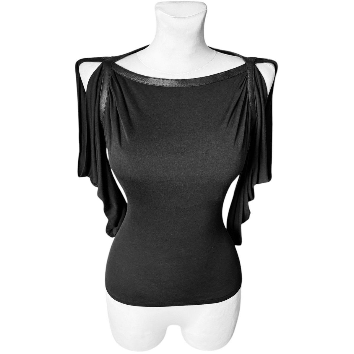 Alexander McQueen Alexander McQueen Draped Blouse 2003 by Alexander McQueen Size S / US 4 / IT 40 - 2 Thumbnail