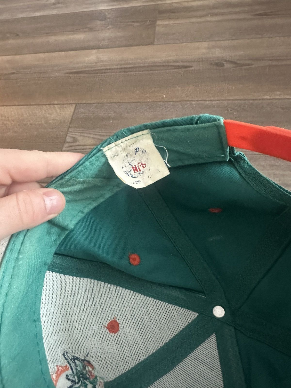 Logo Athletic Vintage Miami Dolphins Logo Athletic x NFL Snapback Hat 90s Size ONE SIZE - 3 Thumbnail