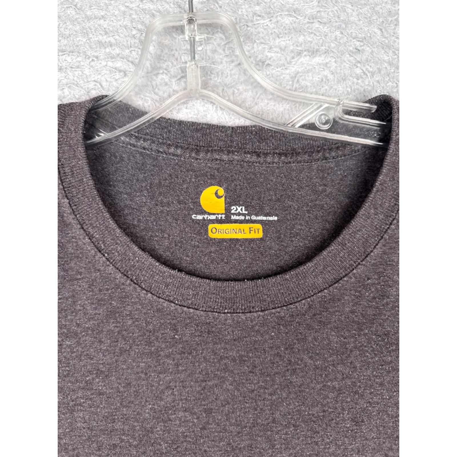 Carhartt Carhartt Shirt Men 2XL Gray Long Sleeve Crew Neck Cotton Blend Workwear Size US XXL / EU 58 / 5 - 6 Thumbnail
