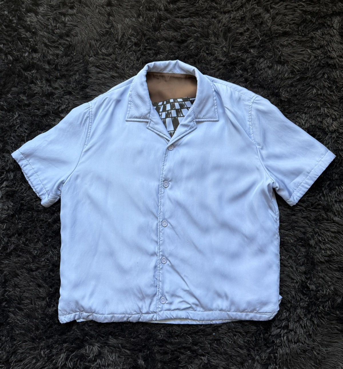 Bottega Veneta Lamborghini Silk Padded Shirt Fall 2021 Size US L / EU 52-54 / 3 - 1 Thumbnail