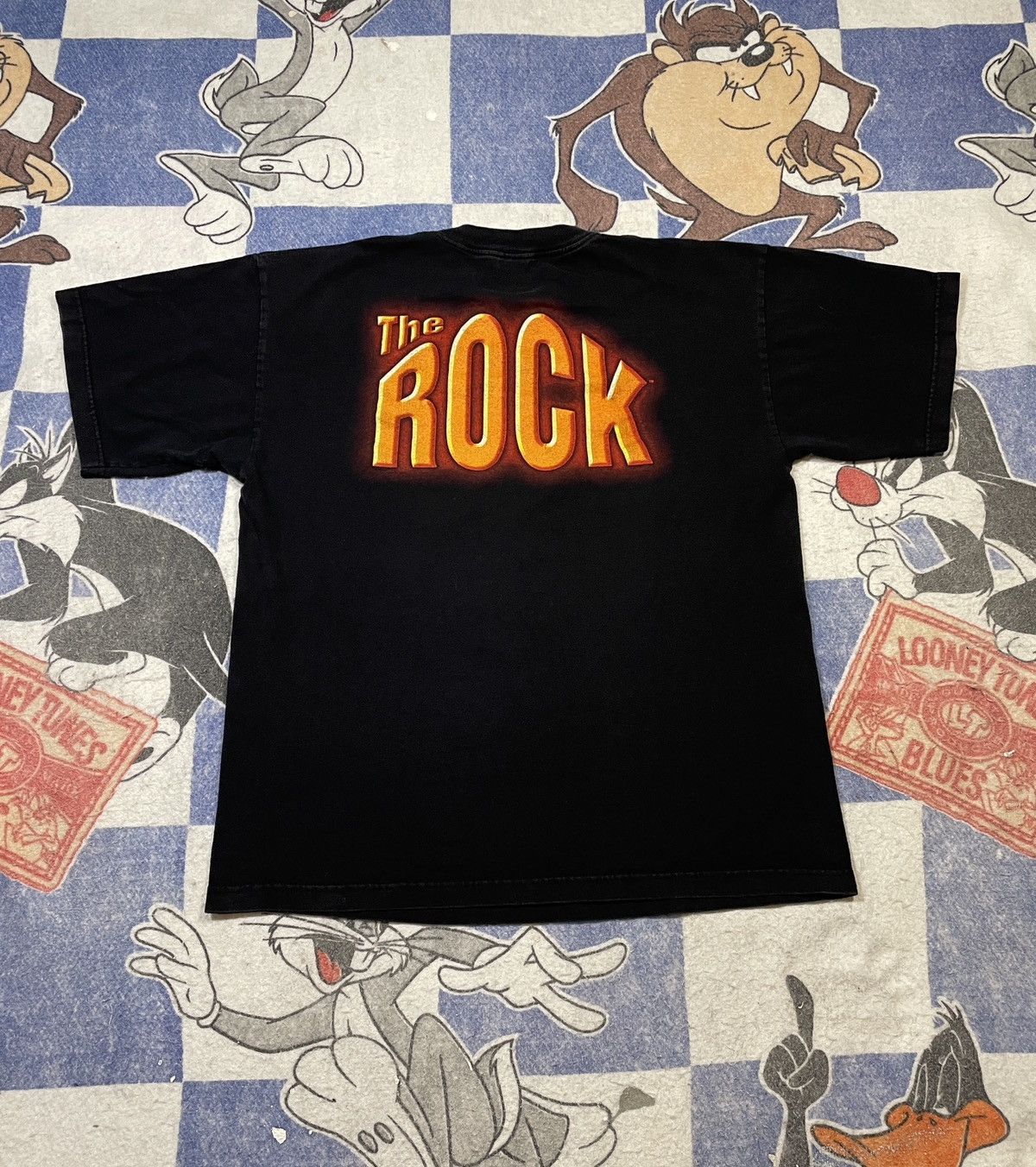 Vintage Vintage the rock WWE tee Size US XL / EU 56 / 4 - 3 Thumbnail