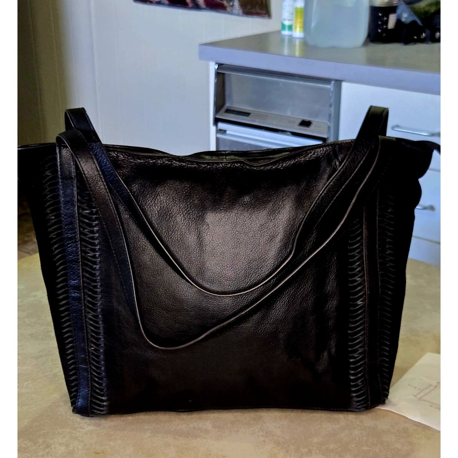 Other Lodis Priscilla black smooth leather with suede sides tote Size ONE SIZE - 3 Thumbnail