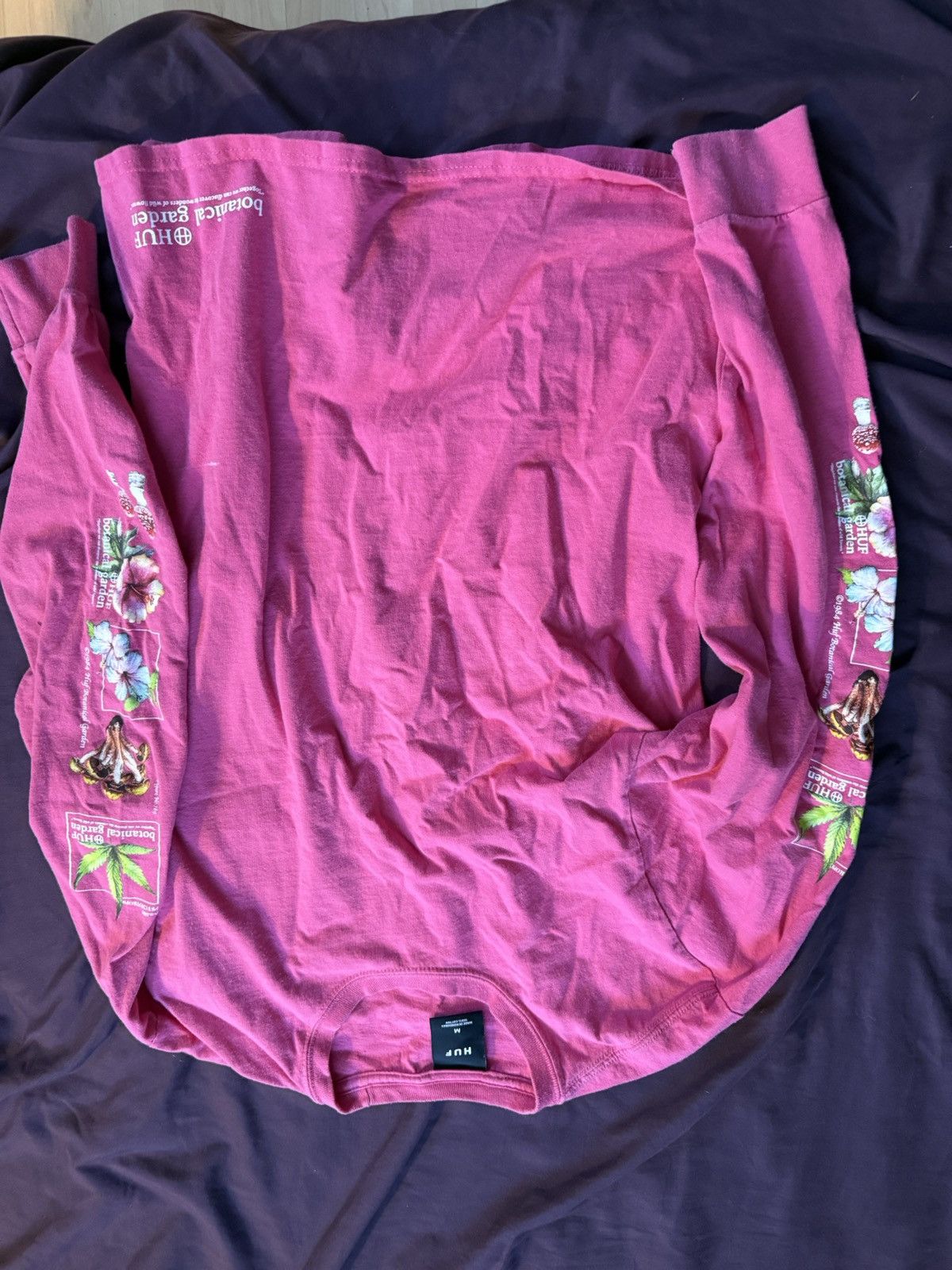 Huf Huf worldwide botanical garden long sleeve mens medium Size US M / EU 48-50 / 2 - 2 Thumbnail