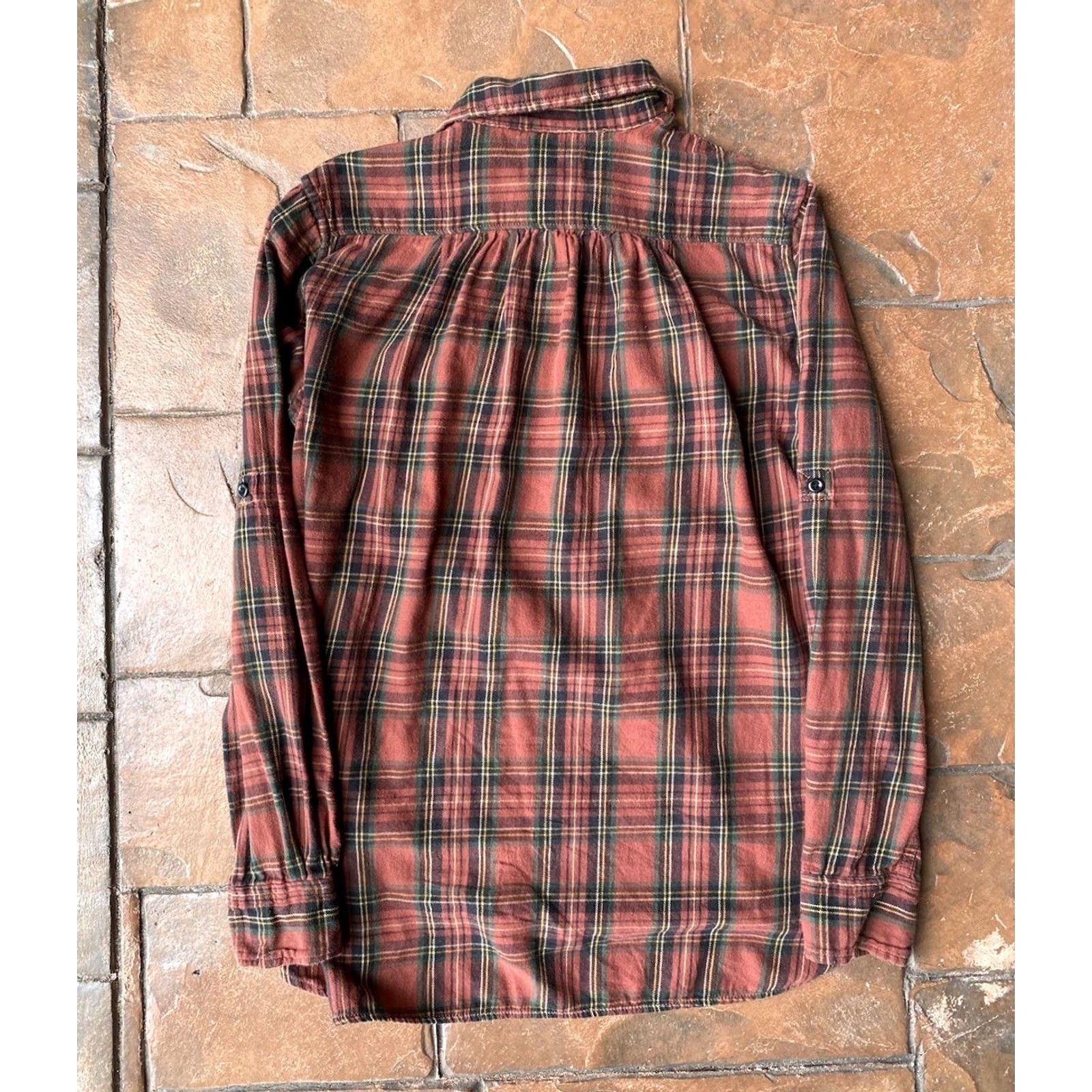 Ralph Lauren VINTAGE Ralph Lauren Denim And Supply RL Surplus Flannel Shirt Womens Medium Plaid Red Size M / US 6-8 / IT 42-44 - 3 Thumbnail