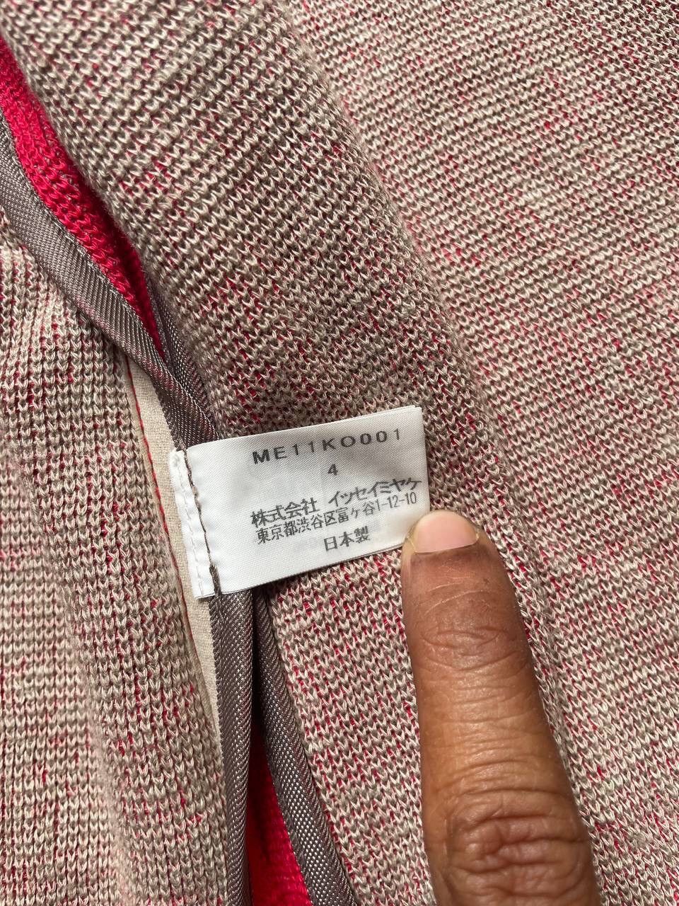 Designer × Issey Miyake × Vintage Vintage Designer Issey Miyake No Collar Linen Cotton Jacket Size US L / EU 52-54 / 3 - 9 Thumbnail