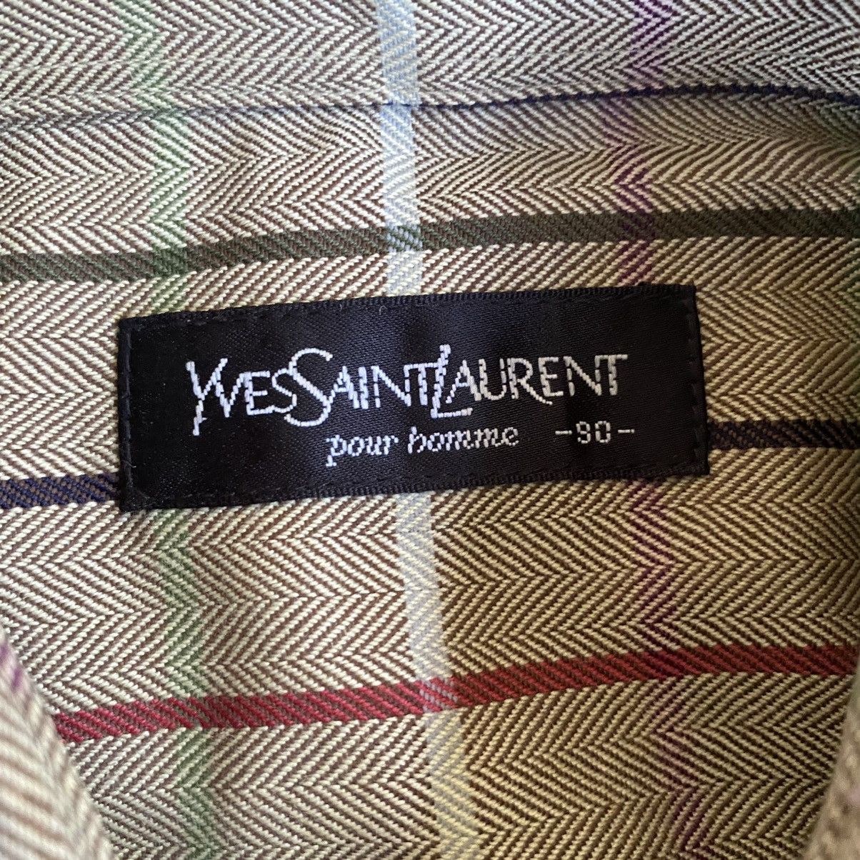 Yves Saint Laurent Vintage 90s YSL Stripe Long Sleeve Button up Shirt Size US M / EU 48-50 / 2 - 6 Thumbnail