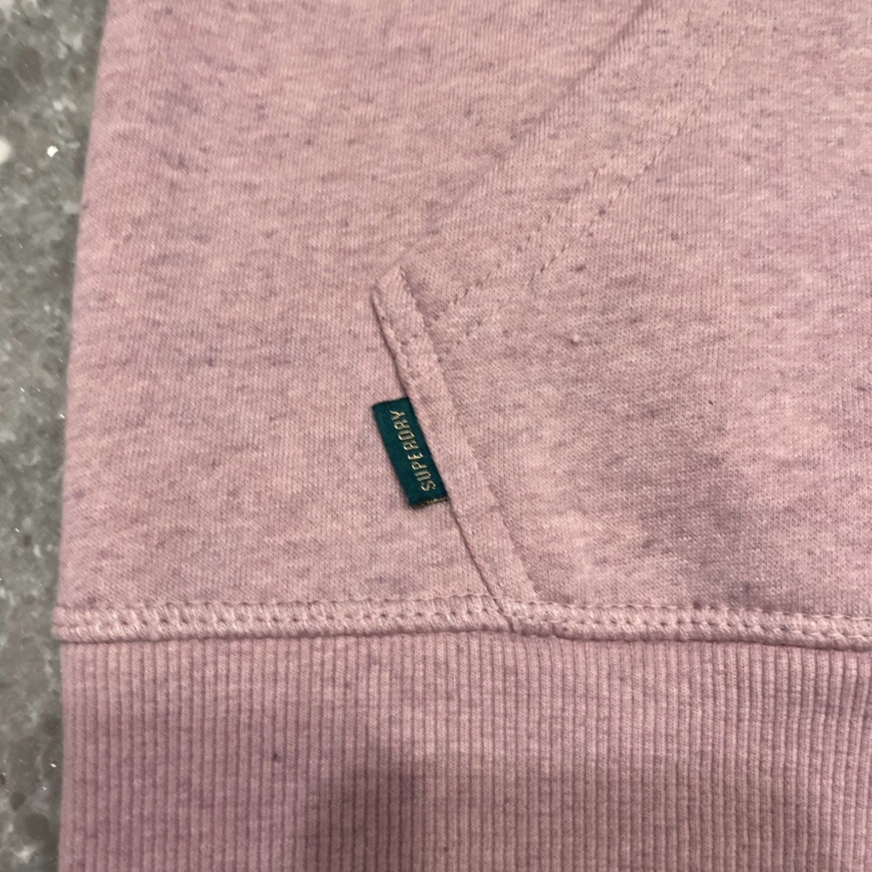Superdry SUPERDRY Pink Womens Oversized Hoodie Jumper 6 Pullover Cropped Logo Hooded Lounge Casual Womens Size M / US 6-8 / IT 42-44 - 2 Thumbnail
