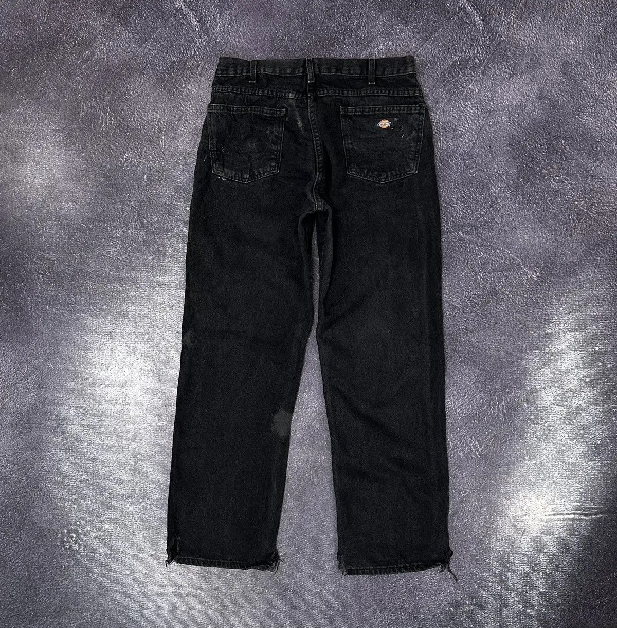 Dickies × Vintage Vintage Dickies Black Denim Straight Fit Hype Work Jeans Size US 34 / EU 50 - 1 Thumbnail