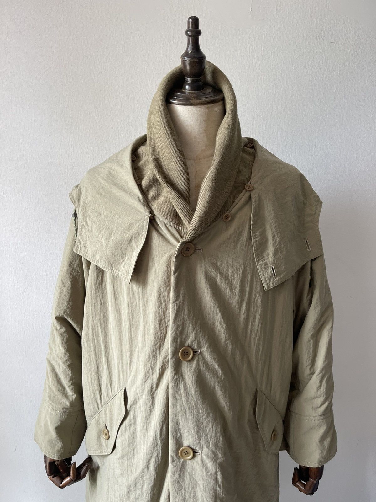 Issey Miyake Rare Plantation Issey Miyake Reversible Long Jacket Size US XL / EU 56 / 4 - 10 Thumbnail