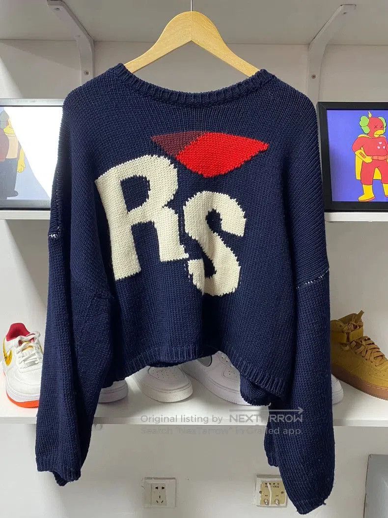Raf Simons Raf Simons Cropped Knit Sweater RS Design. Size US S / EU 44-46 / 1 - 1 Thumbnail