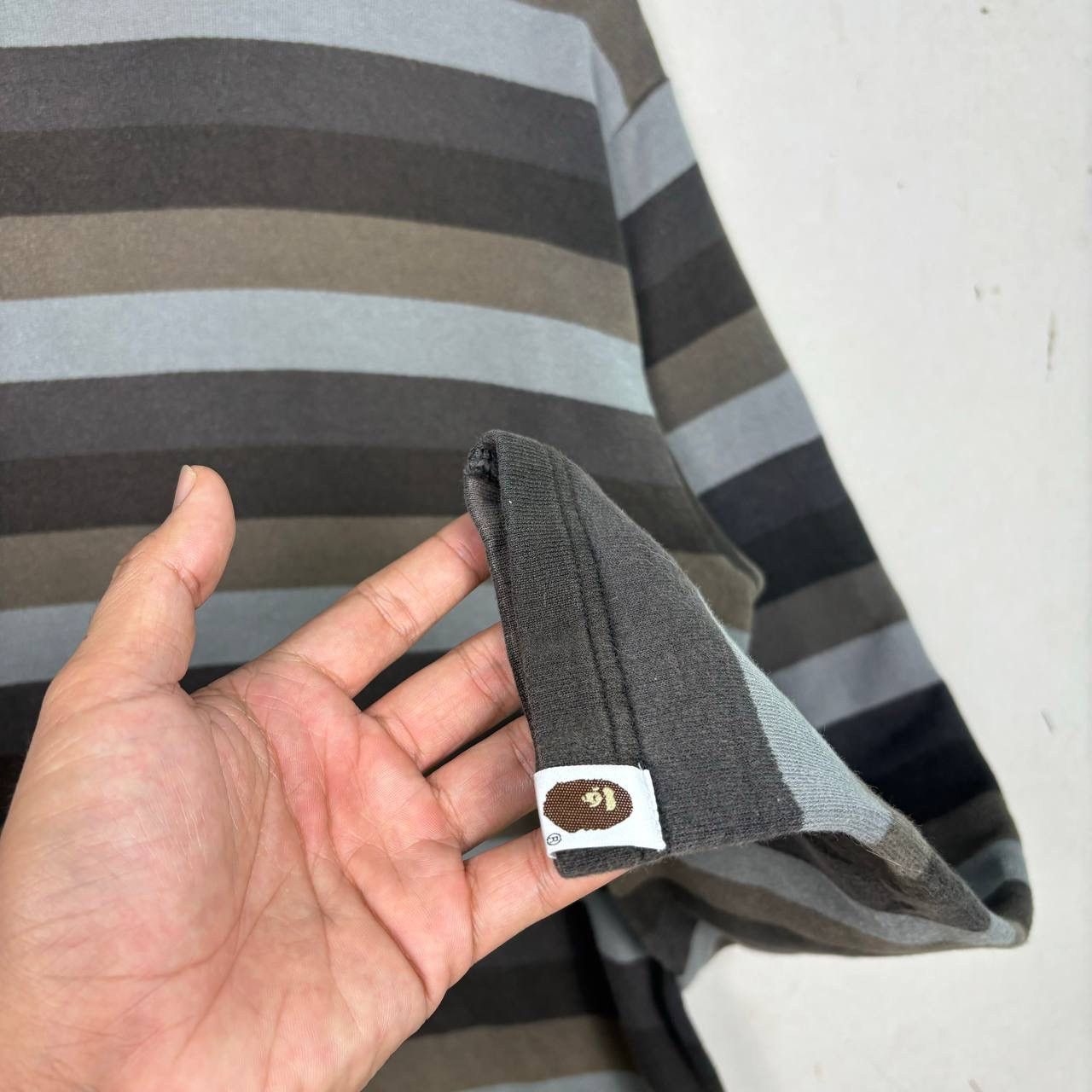 Bape Vtg BAPE 90s Striped Long Sleeve M Made in Japan Archival Size US M / EU 48-50 / 2 - 4 Thumbnail
