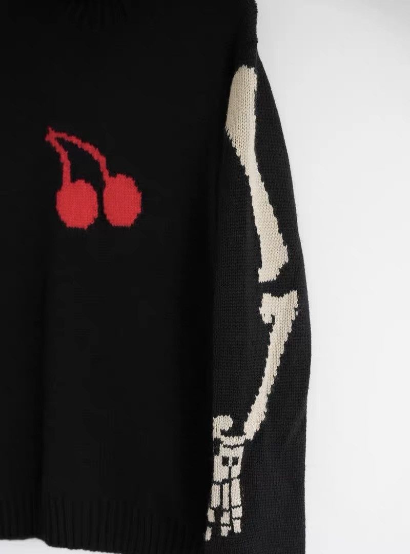 Yohji Yamamoto Yohji Yamamoto 22AW Cherry Skull Turtleneck Size US L / EU 52-54 / 3 - 5 Thumbnail