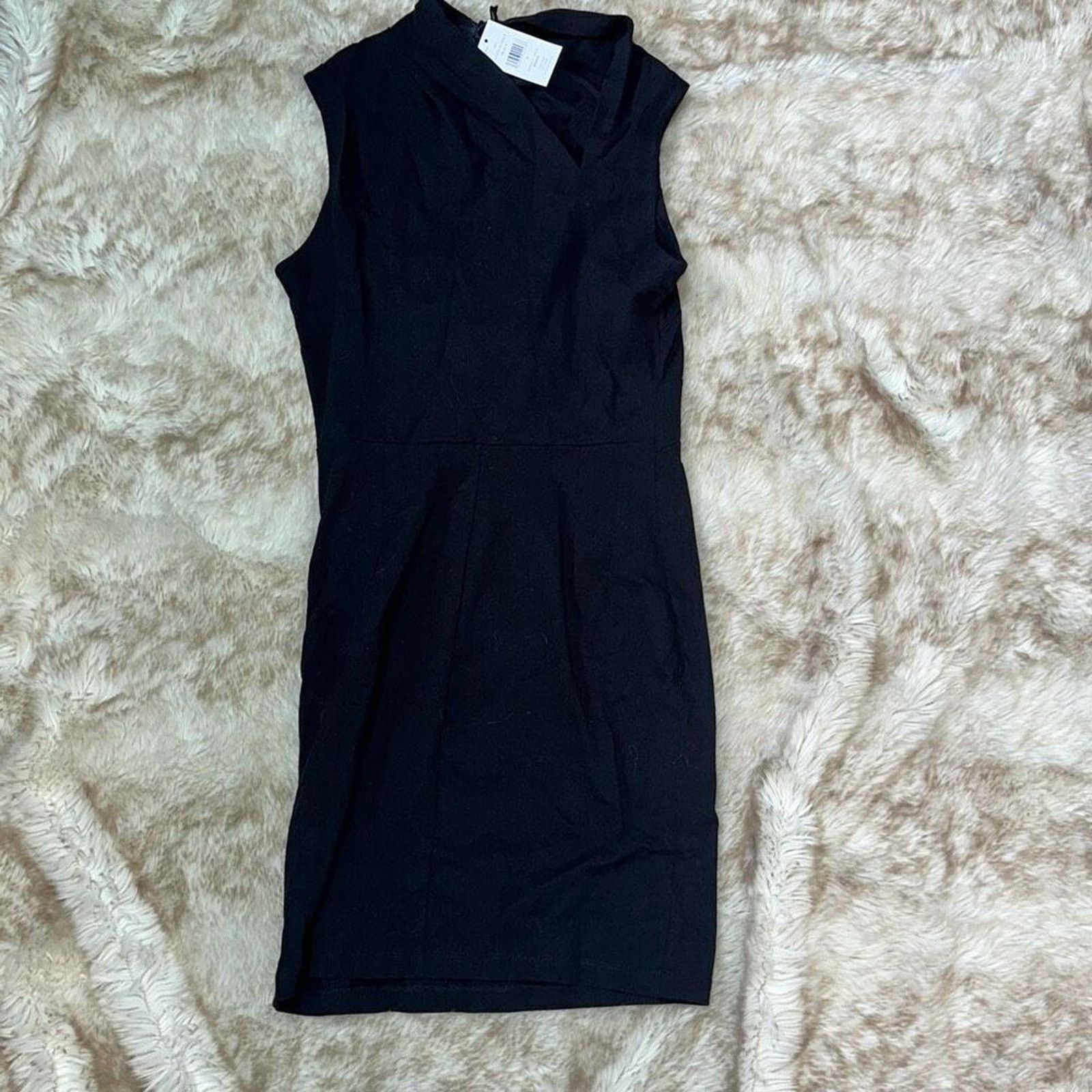 Rta RTA Holly twisted neck mini organza jersey dress | Sz 4, NWT Size S / US 4 / IT 40 - 3 Thumbnail