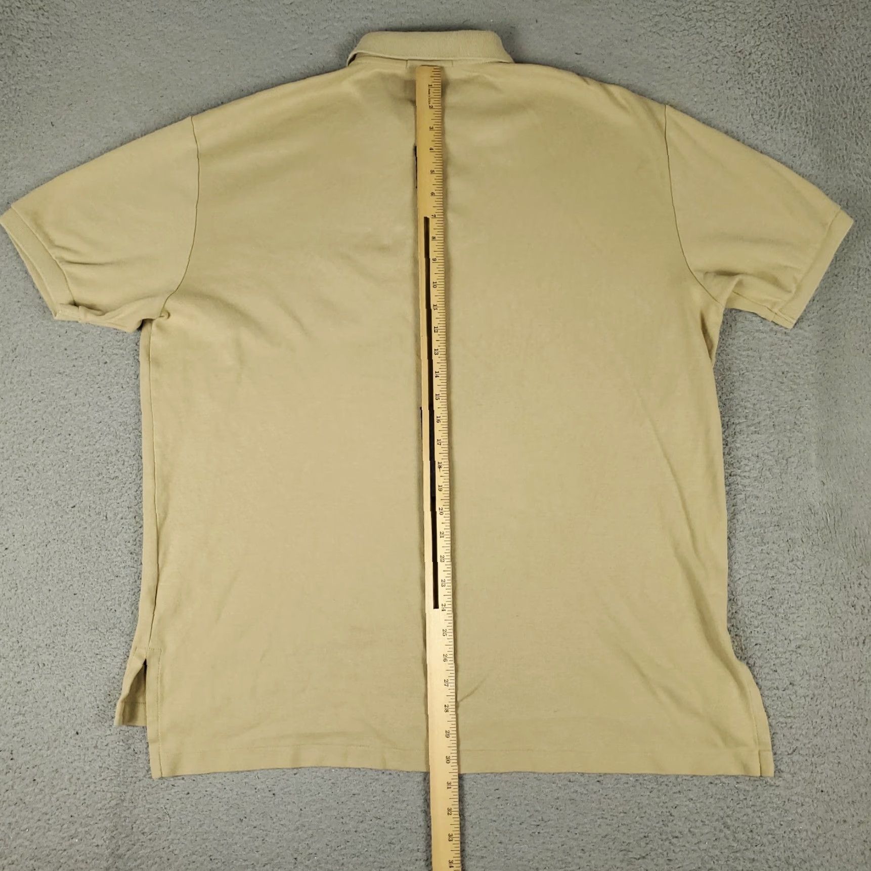 Ralph Lauren Ralph Lauren Polo Shirt Mens XL Beige Pony Casual Short Sleeve Polo Shirt Size US XL / EU 56 / 4 - 5 Thumbnail