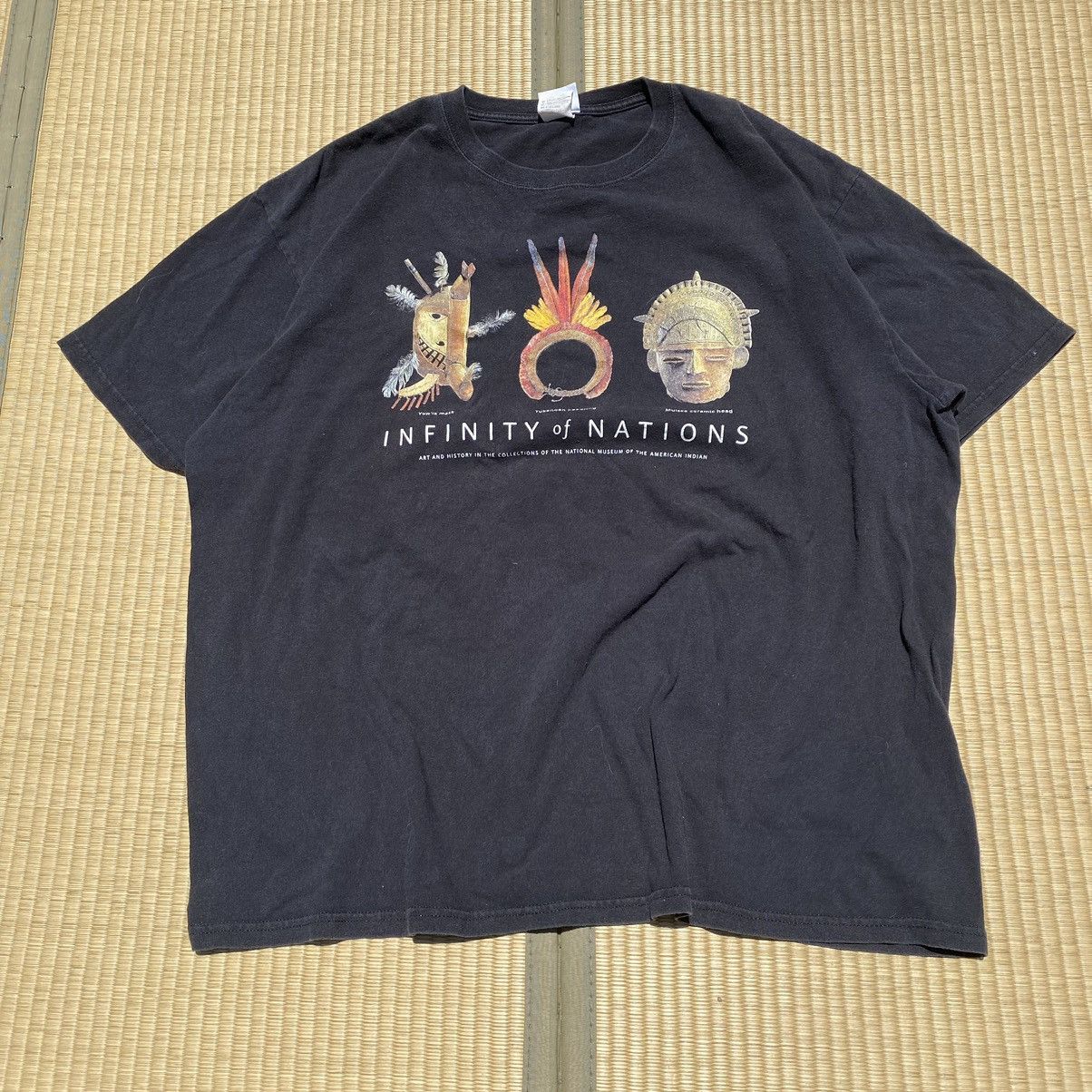 Kapital × Vintage Vtg 90s Smithsonian American Indian Art Tee Navajo Grunge Size US XXL / EU 58 / 5 - 1 Thumbnail