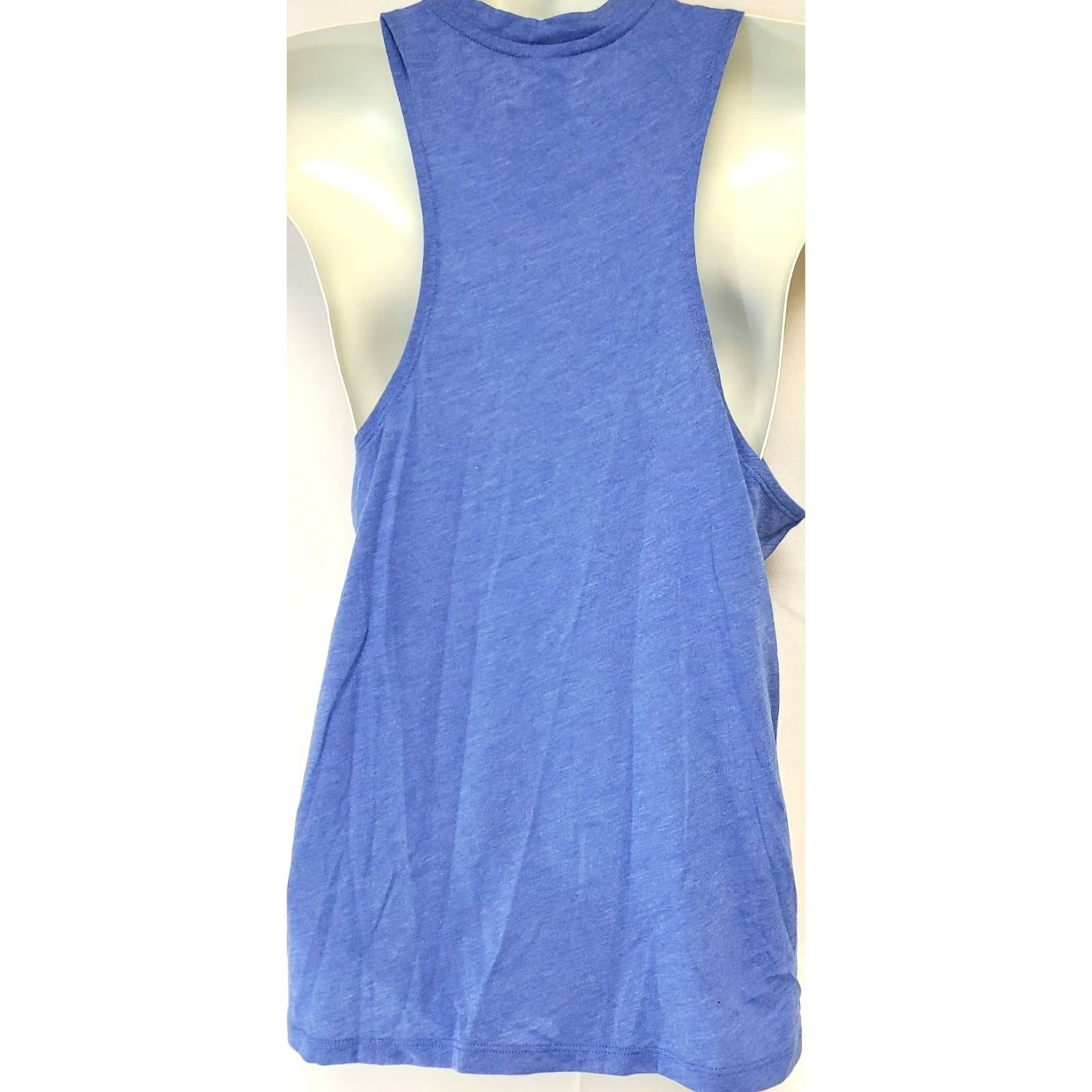 New Balance New Balance Womens Tank Top Shirt S Navy Blue Heathertech Graphic Activewear Size S / US 4 / IT 40 - 3 Thumbnail
