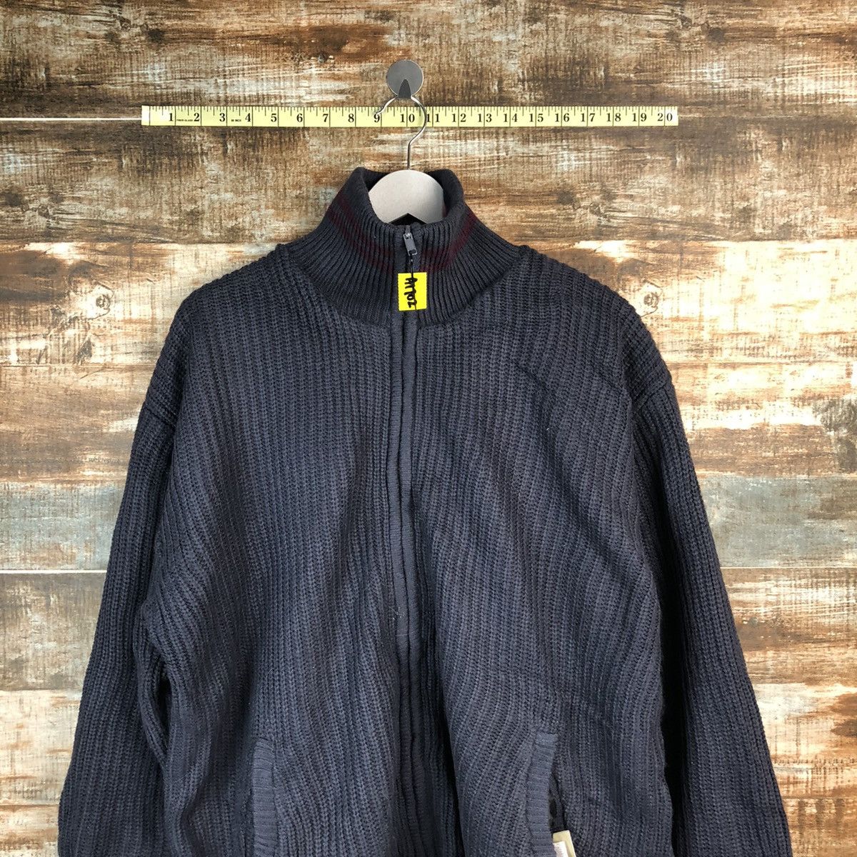 Japanese Brand Resal Work Black knitwear sweater vintage #A1702 Size US M / EU 48-50 / 2 - 2 Thumbnail