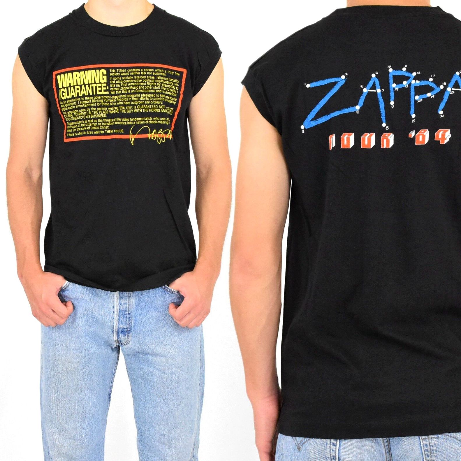 80s フランク・ザッパ Zappa just another BAND Tee