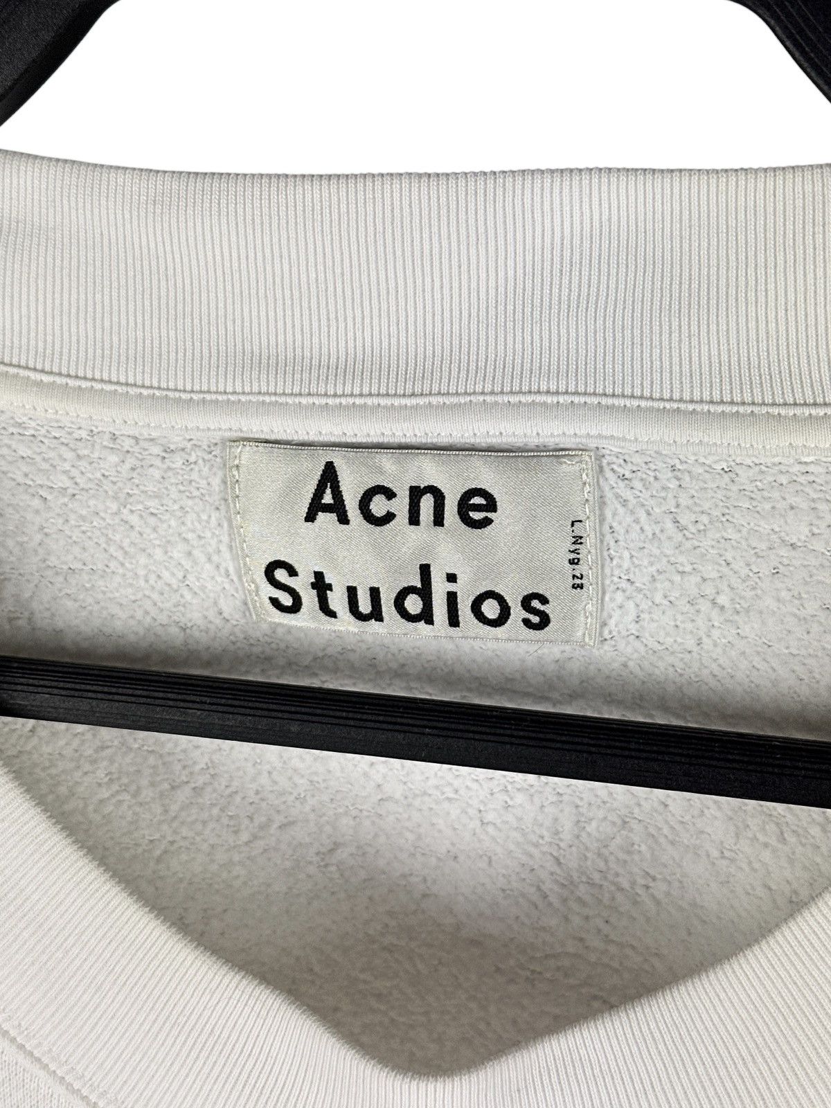 Acne Studios Acne Studios Bird Z Fleece PSS14 Cropped Crewneck Sweatshirt Size S / US 4 / IT 40 - 6 Thumbnail
