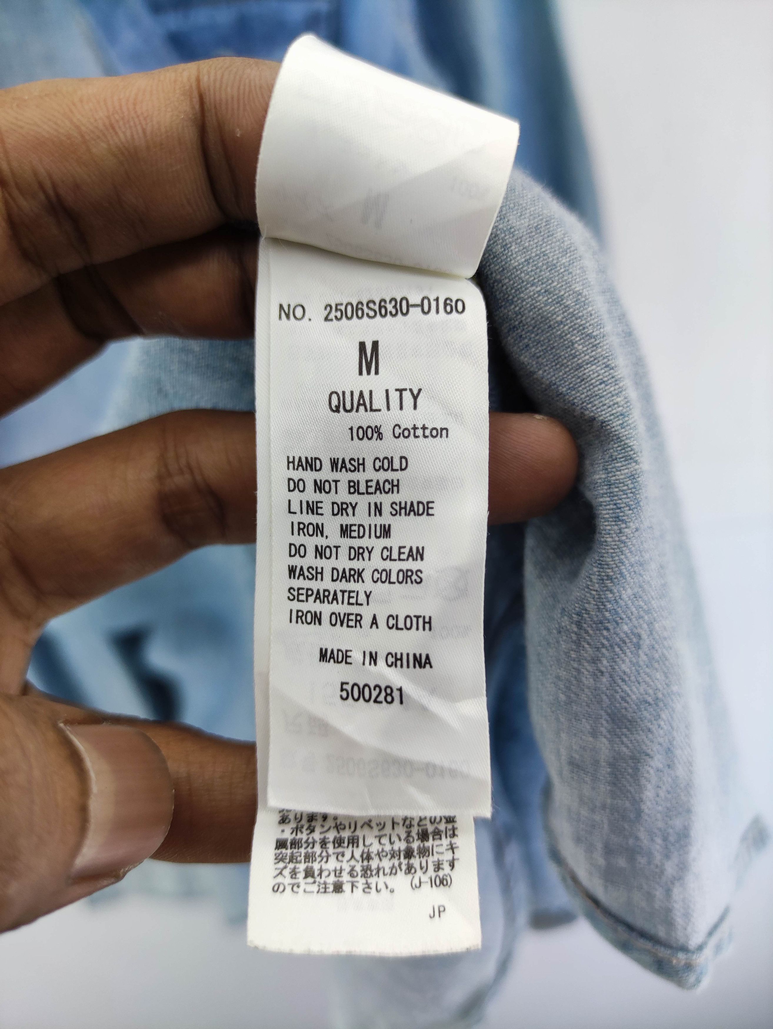 MOUSSY Vintage Azul By Moussy Long Denim Shirt Snap Button Size S / US 4 / IT 40 - 6 Thumbnail