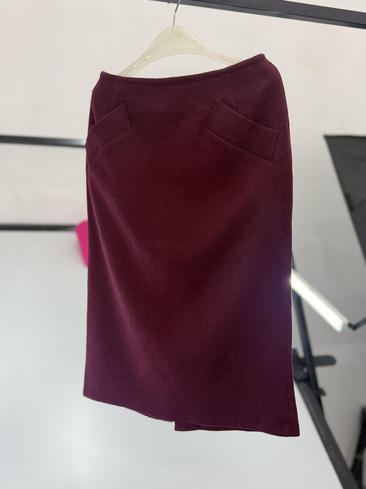 Jean Paul Gaultier 🔥 Jean Paul Gaultier Femme Wool Midi Skirt Size 27" / US 4 / IT 40 - 1 Thumbnail