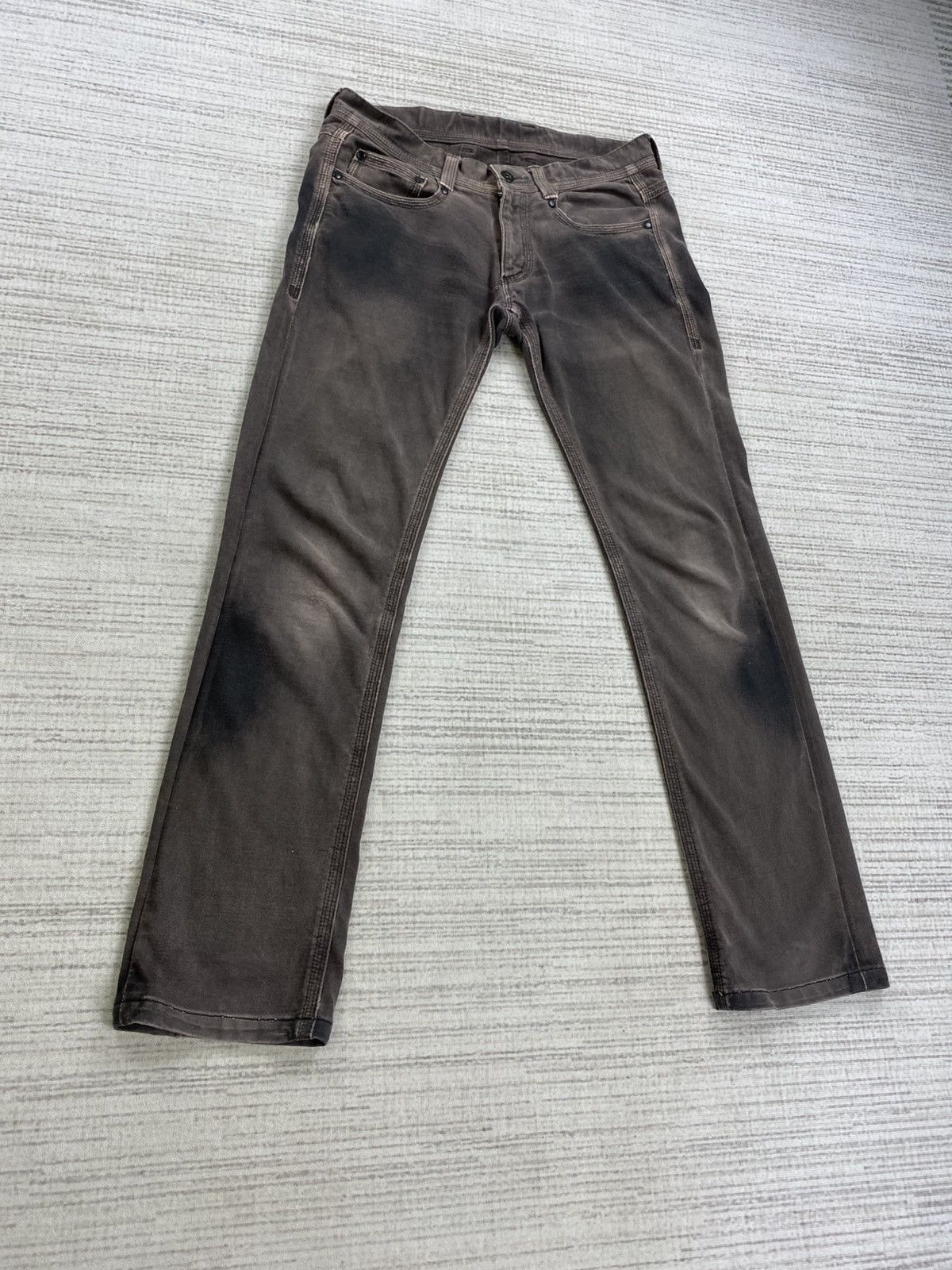 Black Barrett × Neil Barrett × Vintage Vintage Black Barret By Neil Barret Straight CutPants Size US 30 / EU 46 - 3 Thumbnail