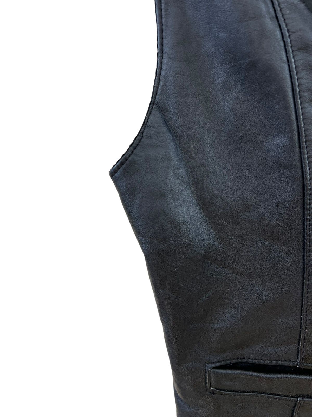 Leather Vintage Gregory & Sons Leather Vest Black Size US M / EU 48-50 / 2 - 9 Thumbnail