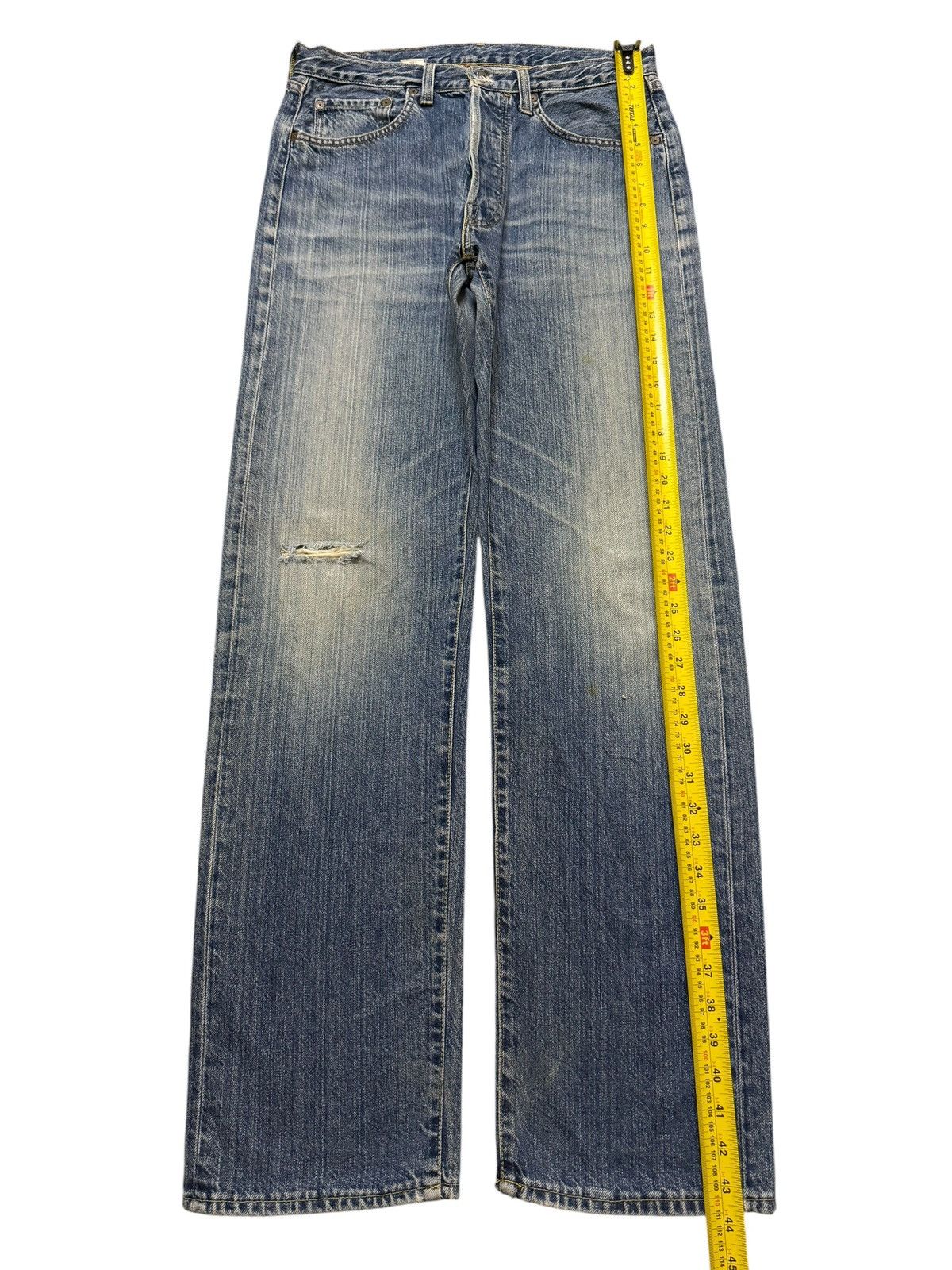 Replay Vintage Italy Replay Blue Faded Wash Distress Relaxed Loose Size US 30 / EU 46 - 10 Thumbnail