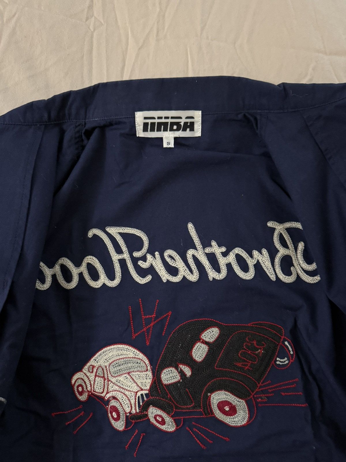 Bape × Neighborhood 2011 Bape x Neighborhood Chain Stitch Work Jacket Size US S / EU 44-46 / 1 - 3 Thumbnail