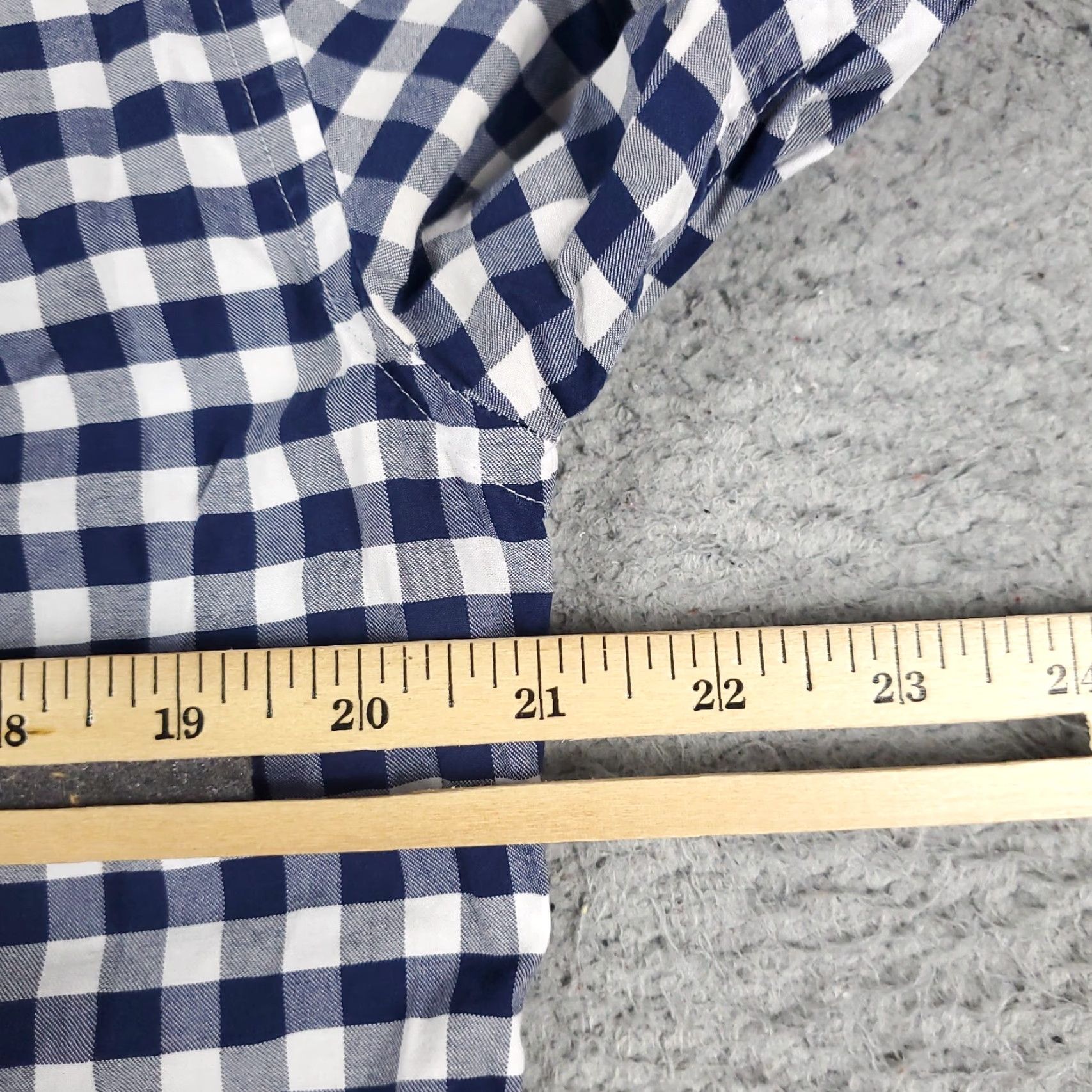 Tommy Hilfiger Tommy Hilfiger Shirt Mens Large Blue Check Button-Up Long Sleeve Casual Collared Cotton Classic Preppy Size US L / EU 52-54 / 3 - 5 Thumbnail