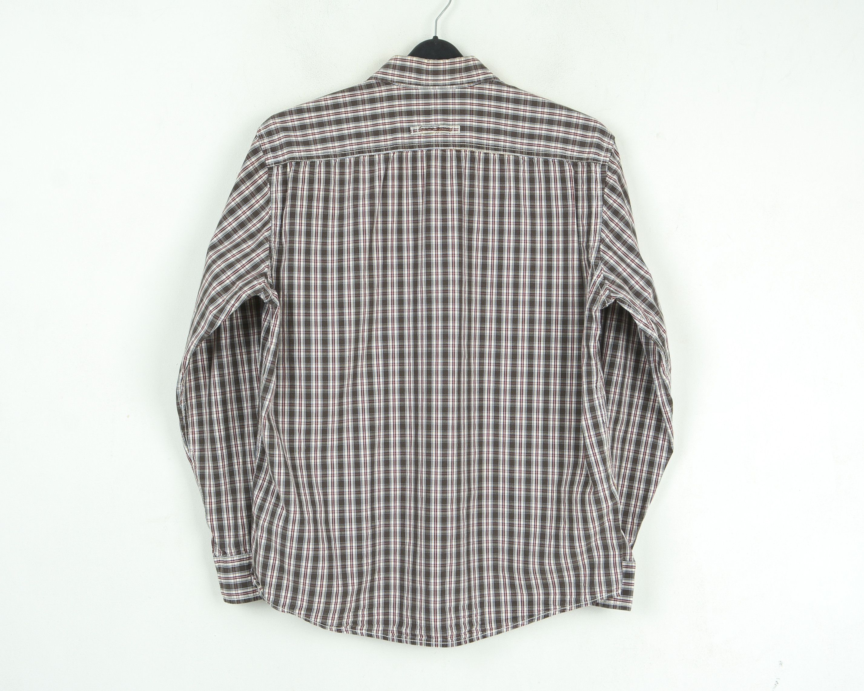 camel active Mens Large Casual Cotton Long Sleeved L Check Herren Hemd Size US L / EU 52-54 / 3 - 5 Thumbnail