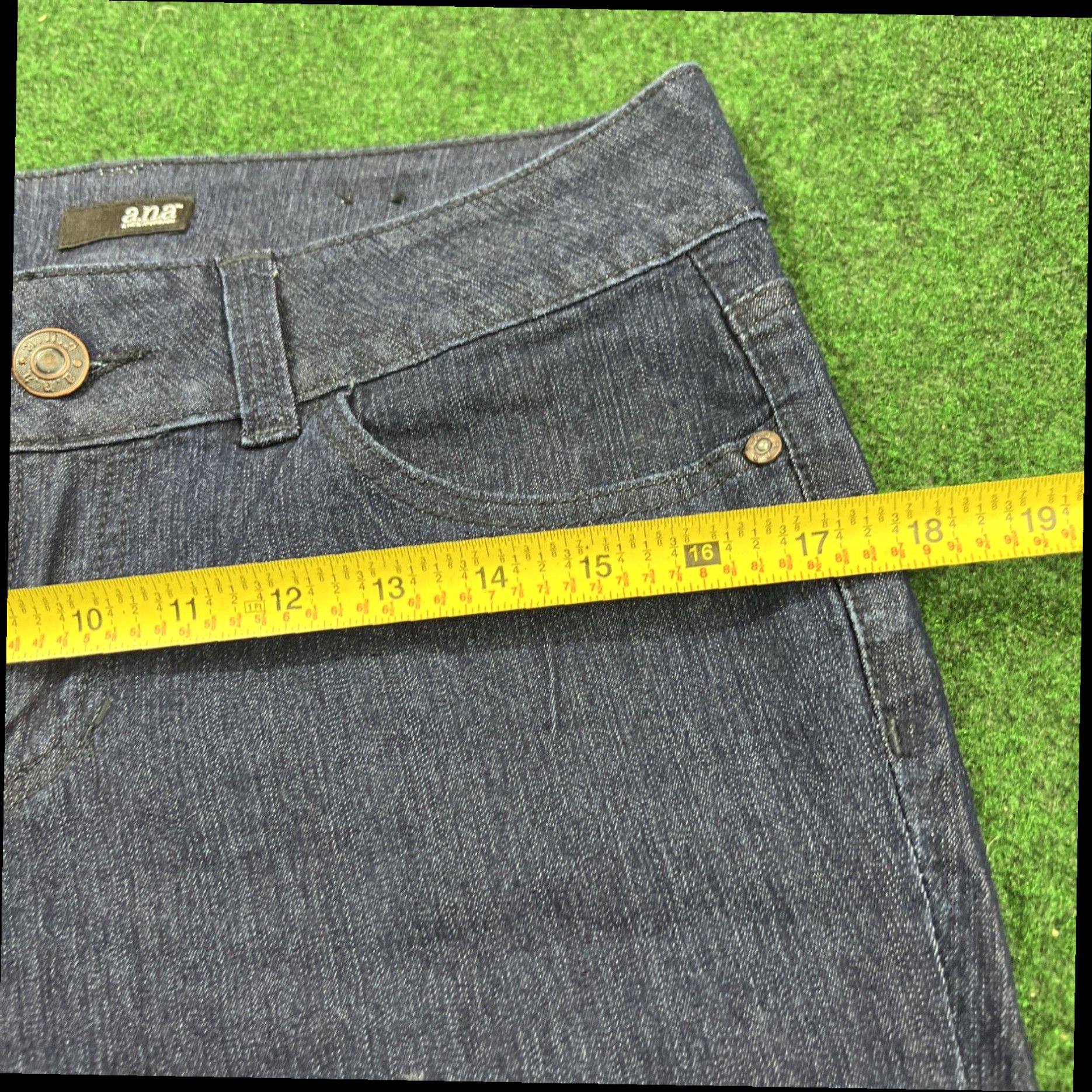 Vintage ANA A New Approach Modern Fit Trouser Blue Jeans Size 8 Measures 31x31 Size 30" / US 8 / IT 44 - 6 Thumbnail