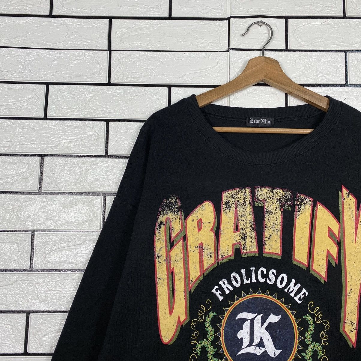 Japanese Brand Libr Abo Vintage Sweatshirt Big Logo Size US M / EU 48-50 / 2 - 8 Thumbnail