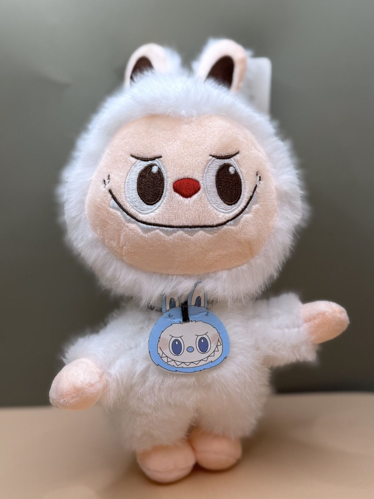 POP MART White Monster Labubu Plush Doll Size ONE SIZE - 1 Thumbnail