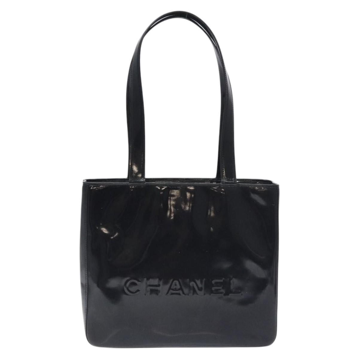 Chanel Chanel Vintage Embossed Logo Shoulder Bag Patent Size ONE SIZE - 1 Thumbnail