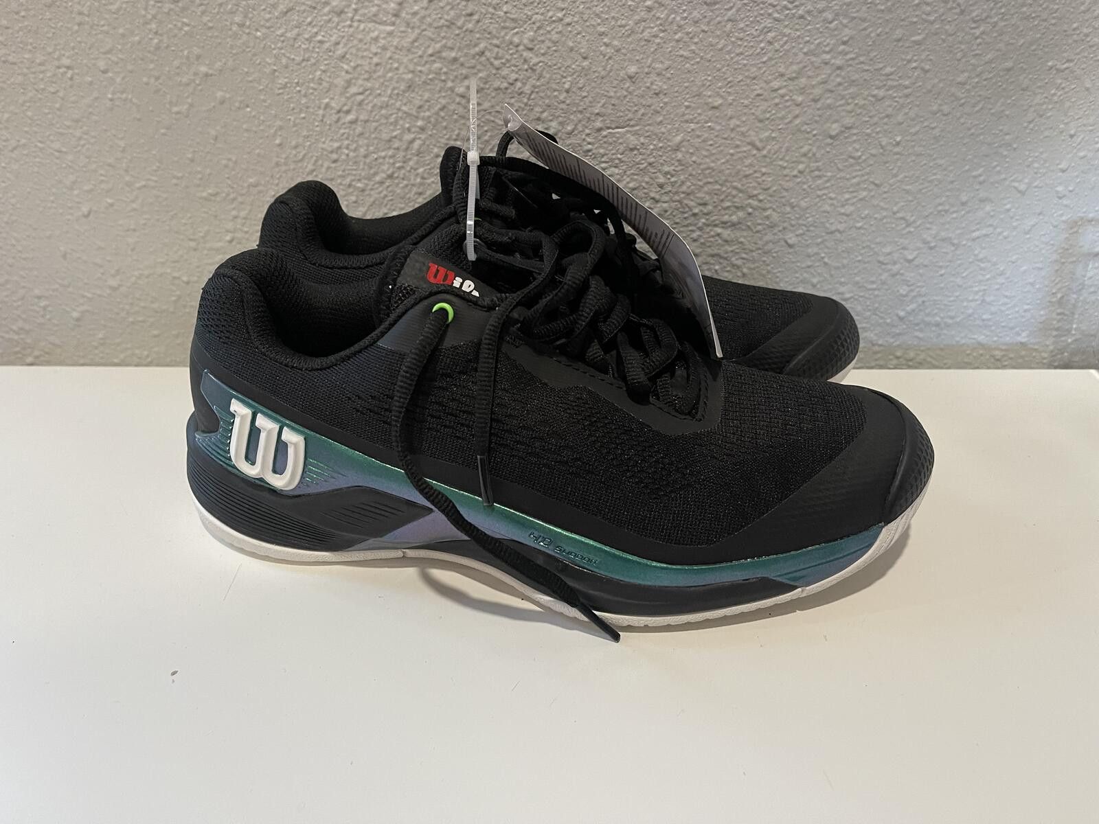 Wilson Wilson Black Athletic Shoes with Green and White Accents Size ONE SIZE - 2 Thumbnail