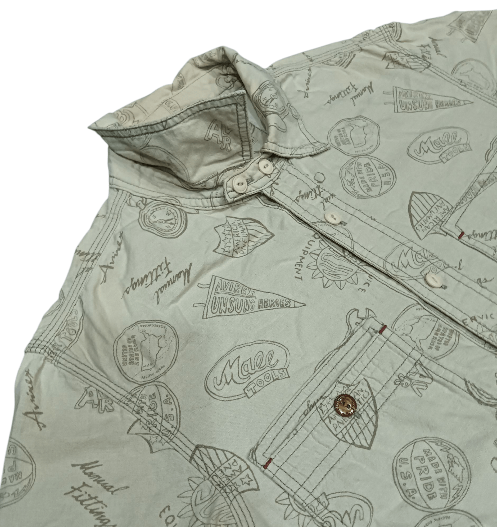 Avirex Avirex Button Up Shirt Size US M / EU 48-50 / 2 - 8 Thumbnail