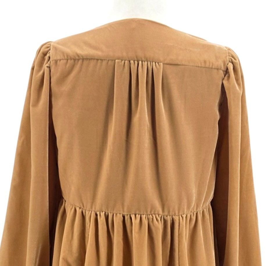 Free People Free People Womens Small Dress Estella Velvet Mini Relaxed R Size S / US 4 / IT 40 - 6 Thumbnail