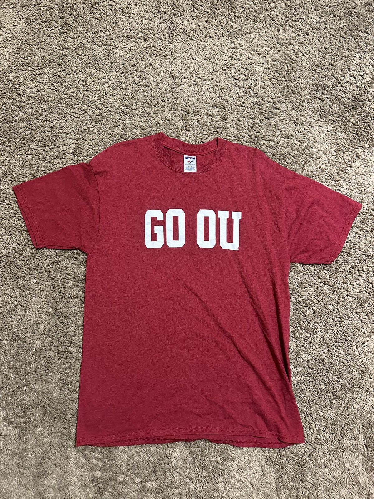 NCAA × Vintage Vintage NCAA Oklahoma Sooners “go OU” shirt 90s size large Size US L / EU 52-54 / 3 - 1 Thumbnail