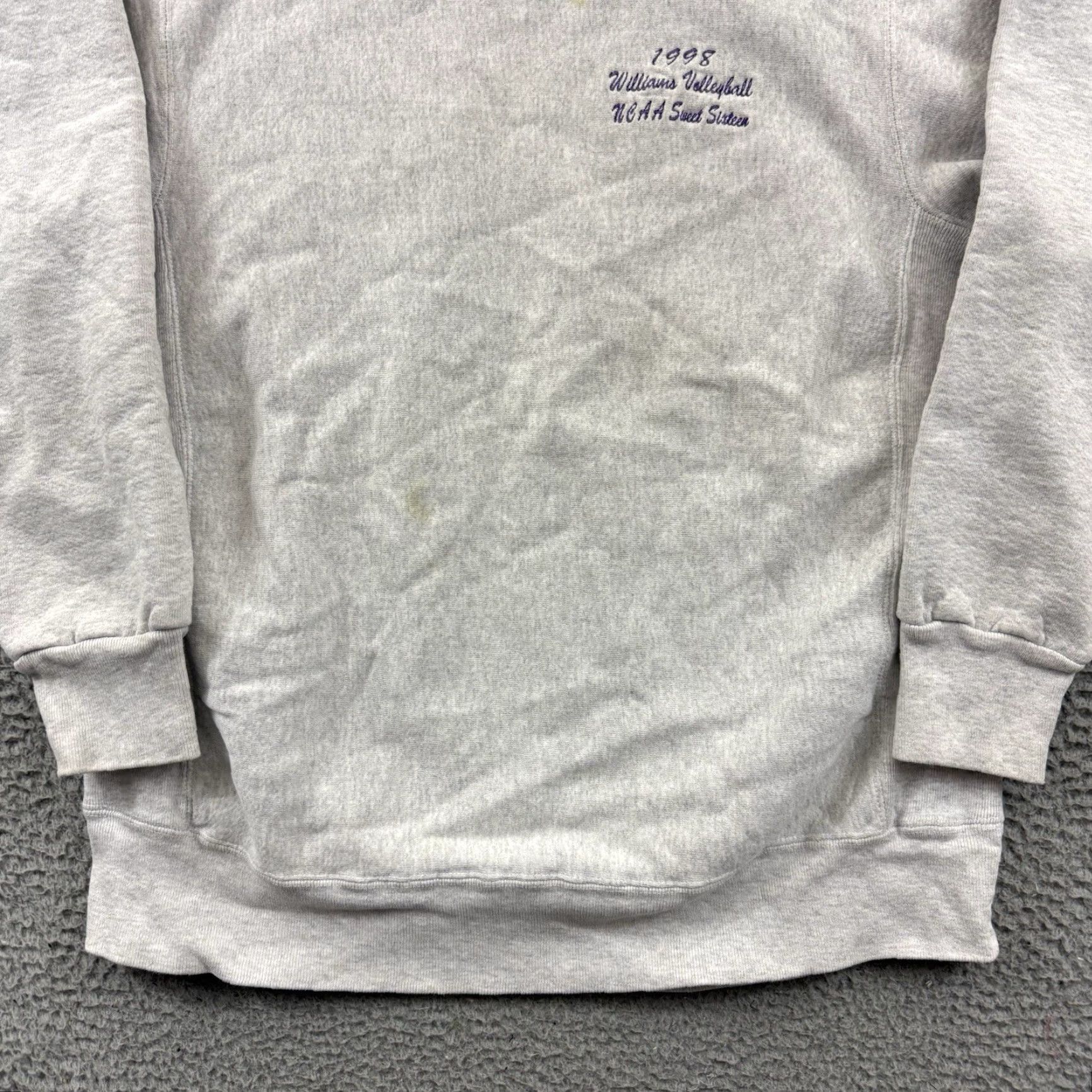 Vintage VINTAGE Williams College Sweatshirt Men’s Large Gray 90s Reverse Weave Pullover Size US L / EU 52-54 / 3 - 3 Thumbnail