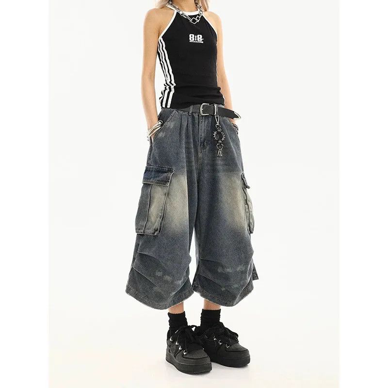 Japanese Brand × Vintage American Vintage Washed Denim Shorts Size 32" / US 10 / IT 46 - 3 Thumbnail