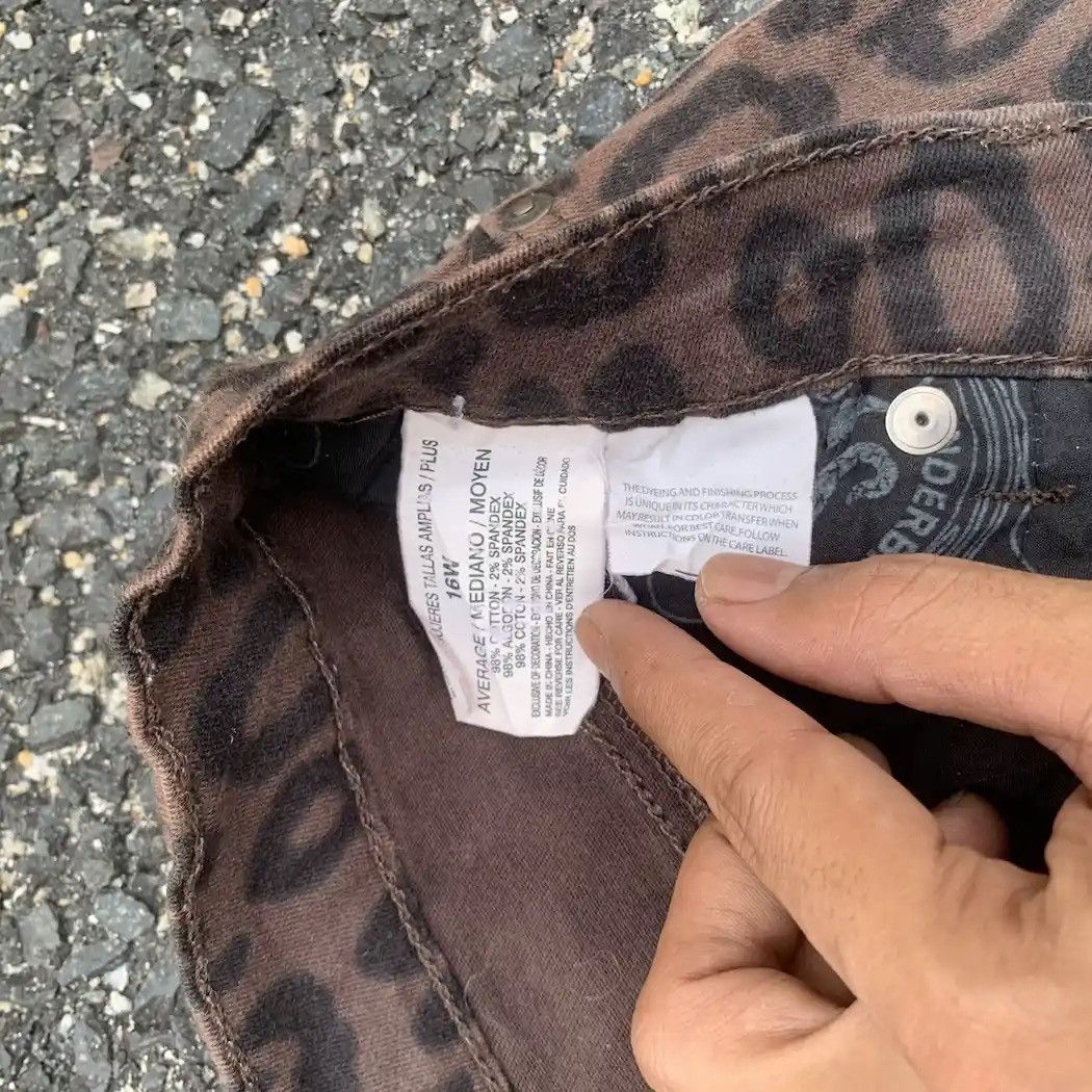 Art Comes First × Japanese Brand Gloria Vandesilb Stretchable Pants Leopard Pattern Pants Size US 34 / EU 50 - 9 Thumbnail