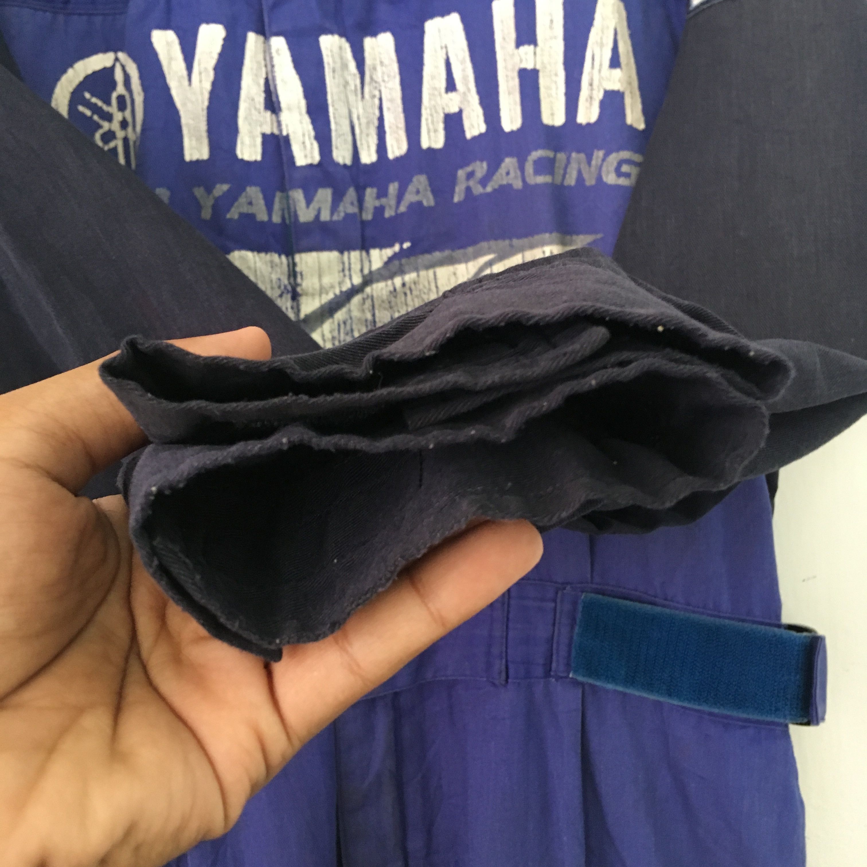 Vintage × Yamaha Vintage 90s Distressed Yamaha Japan Racing Team Coveralls Size US L / EU 52-54 / 3 - 7 Thumbnail