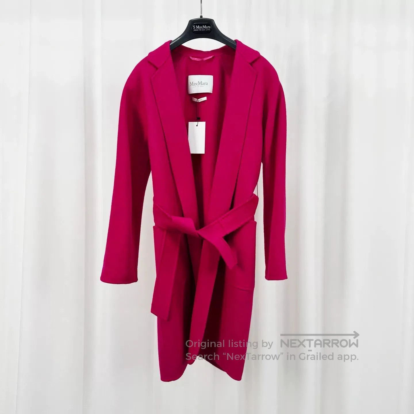 Max Mara maxmara cashmere pink bathrobe coat. Size S / US 4 / IT 40 - 1 Thumbnail