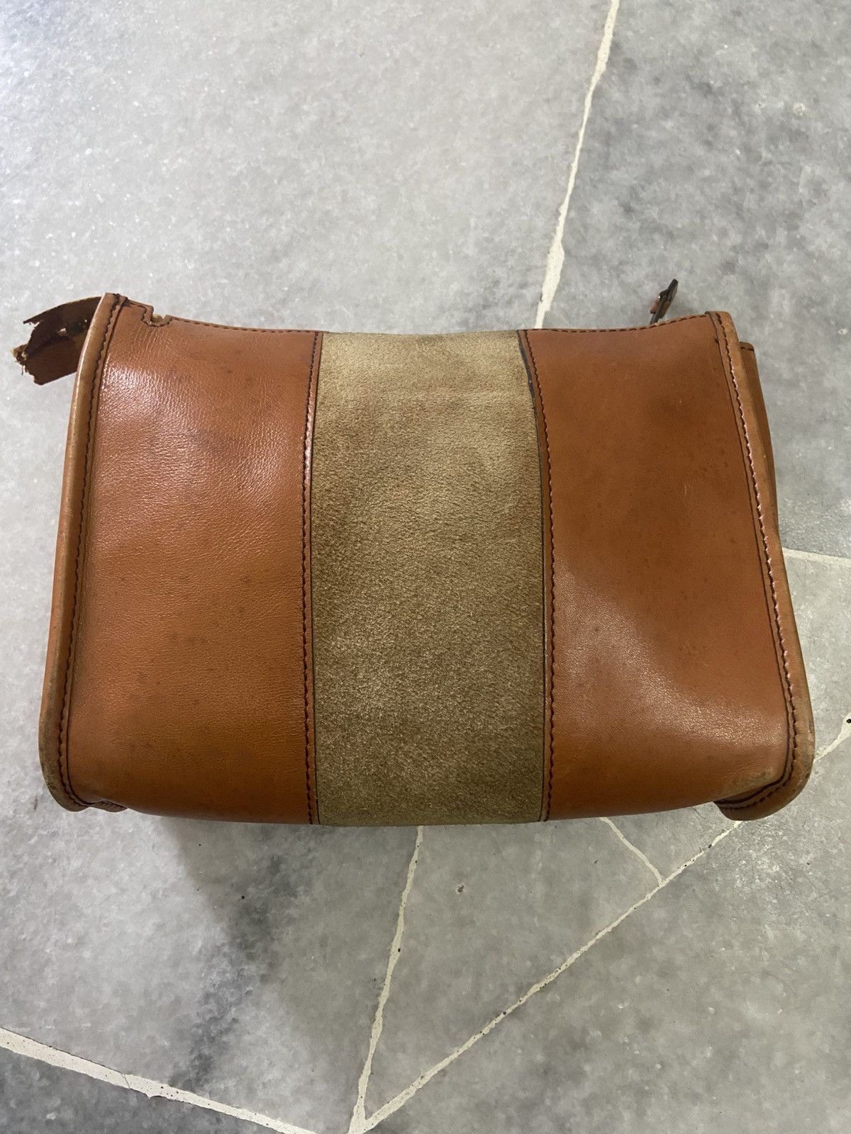 Dior Christian Dior Brown Leather Clutch Bag Size ONE SIZE - 5 Thumbnail
