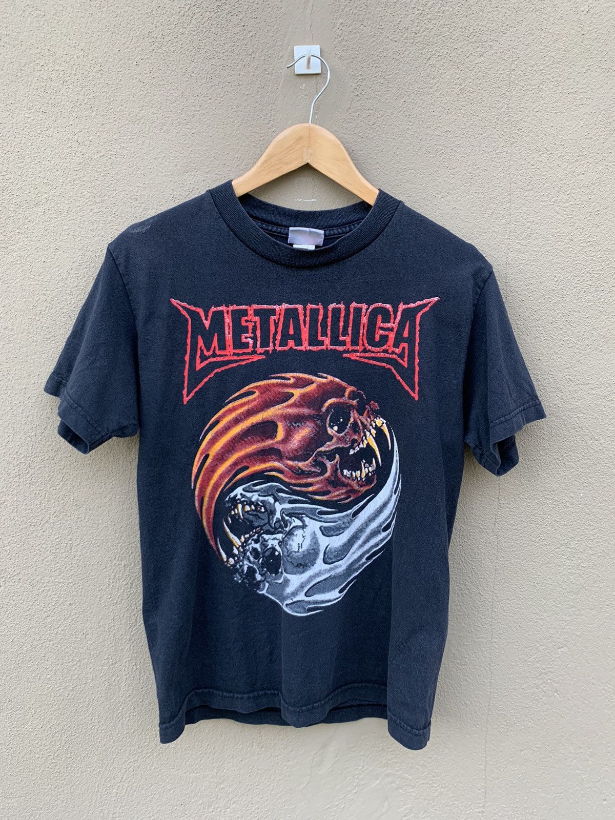 image of Band Tees x Metallica Y2K Vintage Metallica Faded Band Tee in Black, Men's (Size Small)