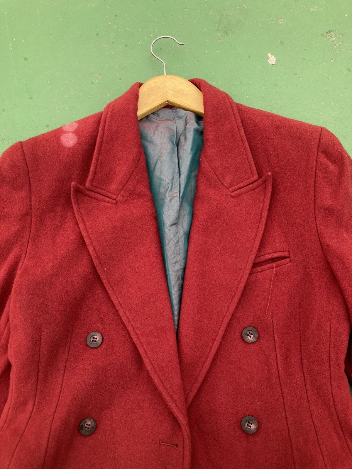 Japanese Brand Arrston Volaju Kohshin Satoh Avant Garde Red Wool Blazer Size M / US 6-8 / IT 42-44 - 9 Thumbnail