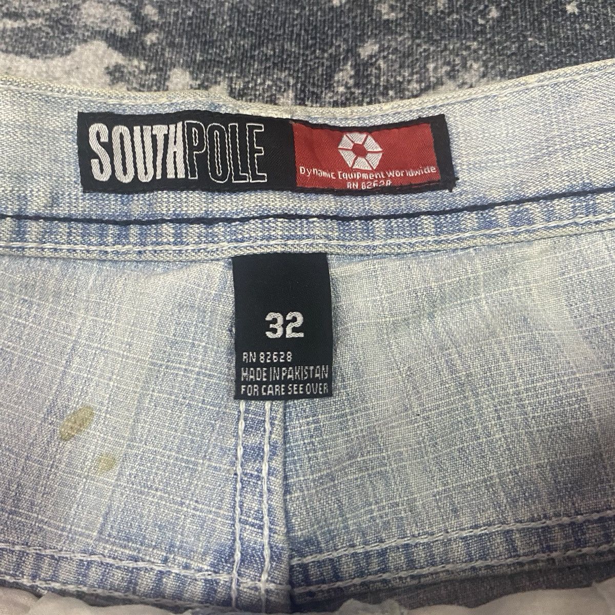 JNCO Vintage Southpole Light Washed Baggy Denim Jeans Size US 34 / EU 50 - 7 Thumbnail