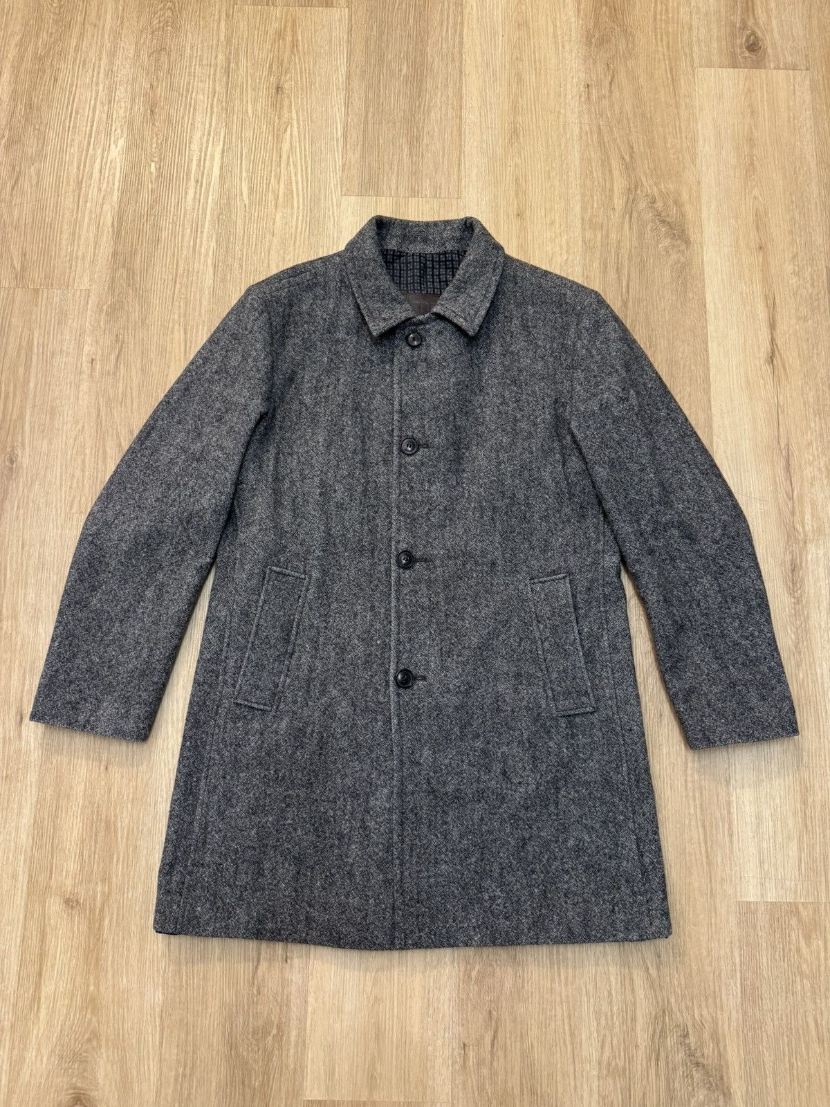 Other Eres Wool Grey Coat Long size 50 M Like New Size US M / EU 48-50 / 2 - 1 Thumbnail